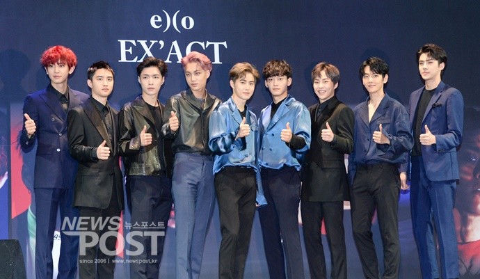 엑소, 이그잭트(EX'ACT) 3집 컴백과 동시에 1-2위 석권