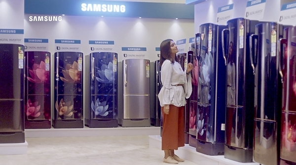 인도 지역특화 '디지털 인버터 냉장고' 유튜브 광고 영상 캡쳐 이미지 (사진=삼성전자)