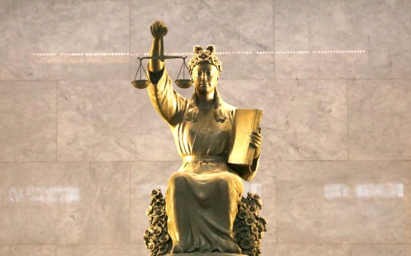 서울 서초구 대법원 정의의 여신상 (사진=뉴시스)