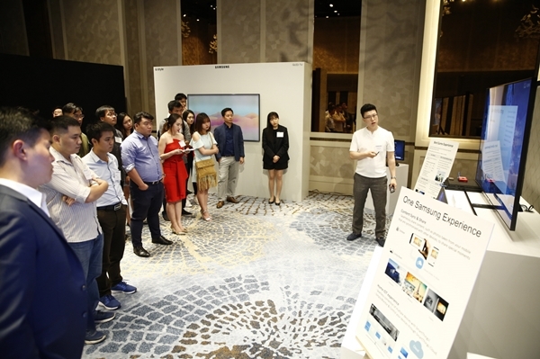 삼성전자가 23일부터 24일까지(현지시간) 베트남 호치민에서 QLED TV의 핵심 기술을 선보이는 '동남아 테크 세미나'를 열었다. (사진=삼성전자)