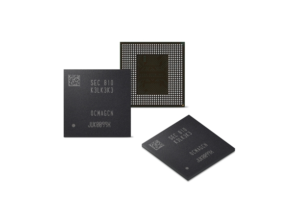 삼성전자, 8GB LPDDR5 D램 패키지 사진 (사진=삼성전자)