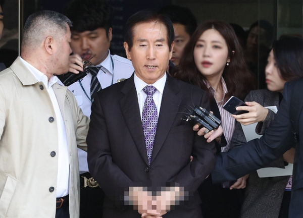 지난 4일 조현오 전 경찰청장이 영장실질심사를 받았다. (사진=뉴시스)