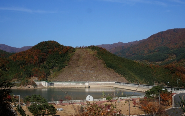 산청양수발전소 하부댐 (사진=한국수력원자력)