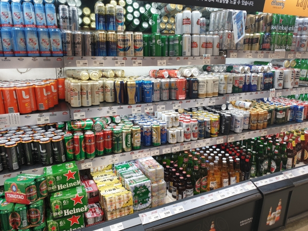 일본 맥주는 7월 이후 매출이 급감했다 (사진=홍여정 기자)
