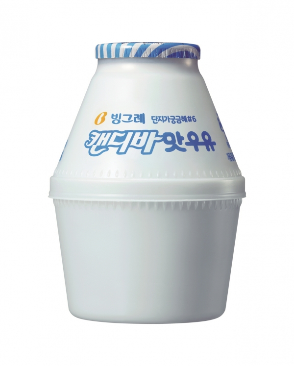 빙그레 캔디바맛우유(사진=빙그레 제공)