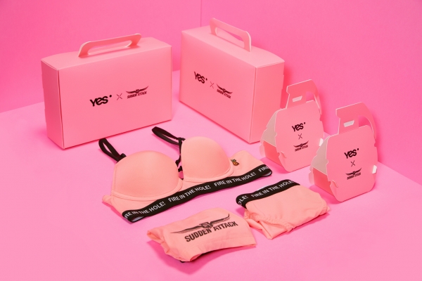 ‘서든어택 X 예스’ 속옷 상품 ‘예스어택 핑크’ (사진=넥슨)