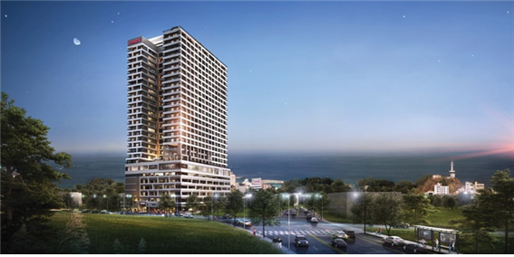 HDC현대산업개발 속초 아이파크 스위트 투시도. (사진=현대산업개발 제공)