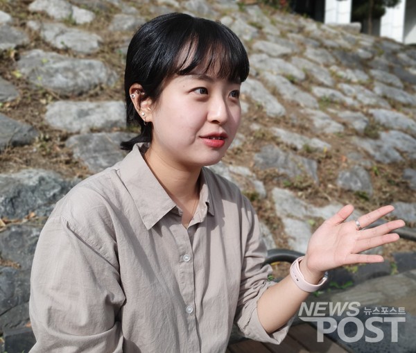 임지혜 공동대표는 일부 대학의 등록금 반환 금액과 방식에도 문제가 있다고 지적했다. (사진=뉴스포스트 이상진 기자)