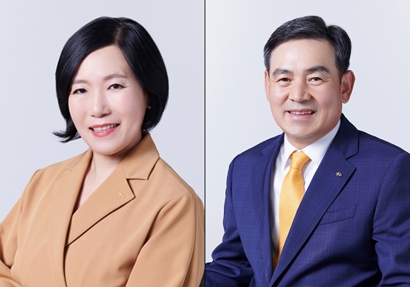 왼쪽부터 박경림 KB증권 각자 대표, 김성현 KB증권 각자 대표. (사진=KB금융)