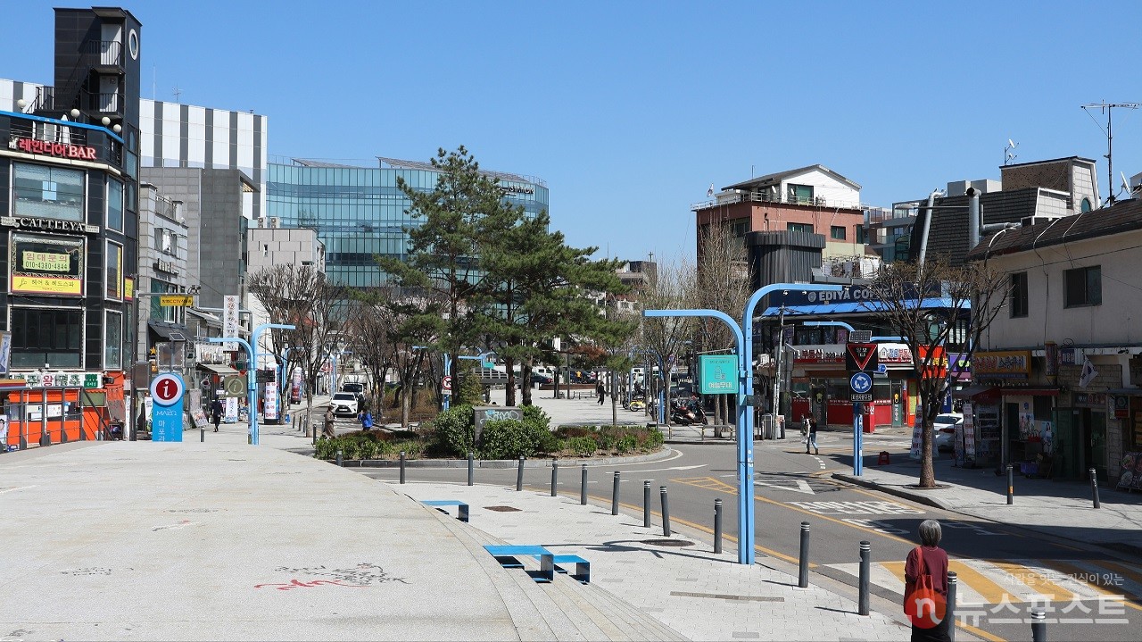 홍대앞 어울마당로. (사진: 뉴스포스트 강대호 기자)