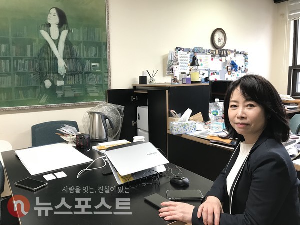 집단주의문화와 압축적 경제성장, 활발한 SNS 활동이 한국 사회 박탈감의 배경이라고 말하는 곽 교수. (사진=뉴스포스트 이상진 기자)