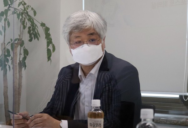 심교언 교수. (사진=뉴스포스트 홍여정 기자)