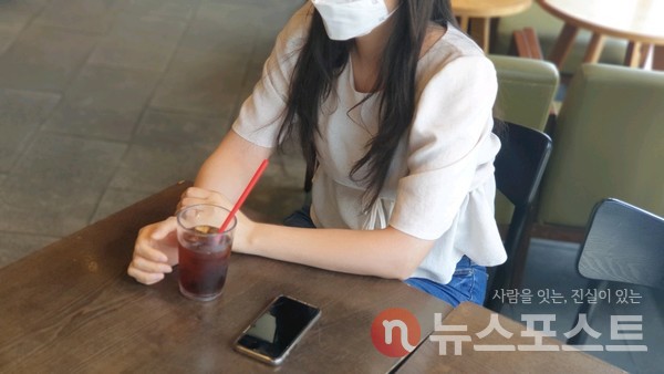 지난 19일, 뉴스포스트 취재진과 만난 임수진 씨(가명). 임 씨는 경기도 남양주시에서 학원을 운영하고 있다. (사진=뉴스포스트 홍여정 기자)