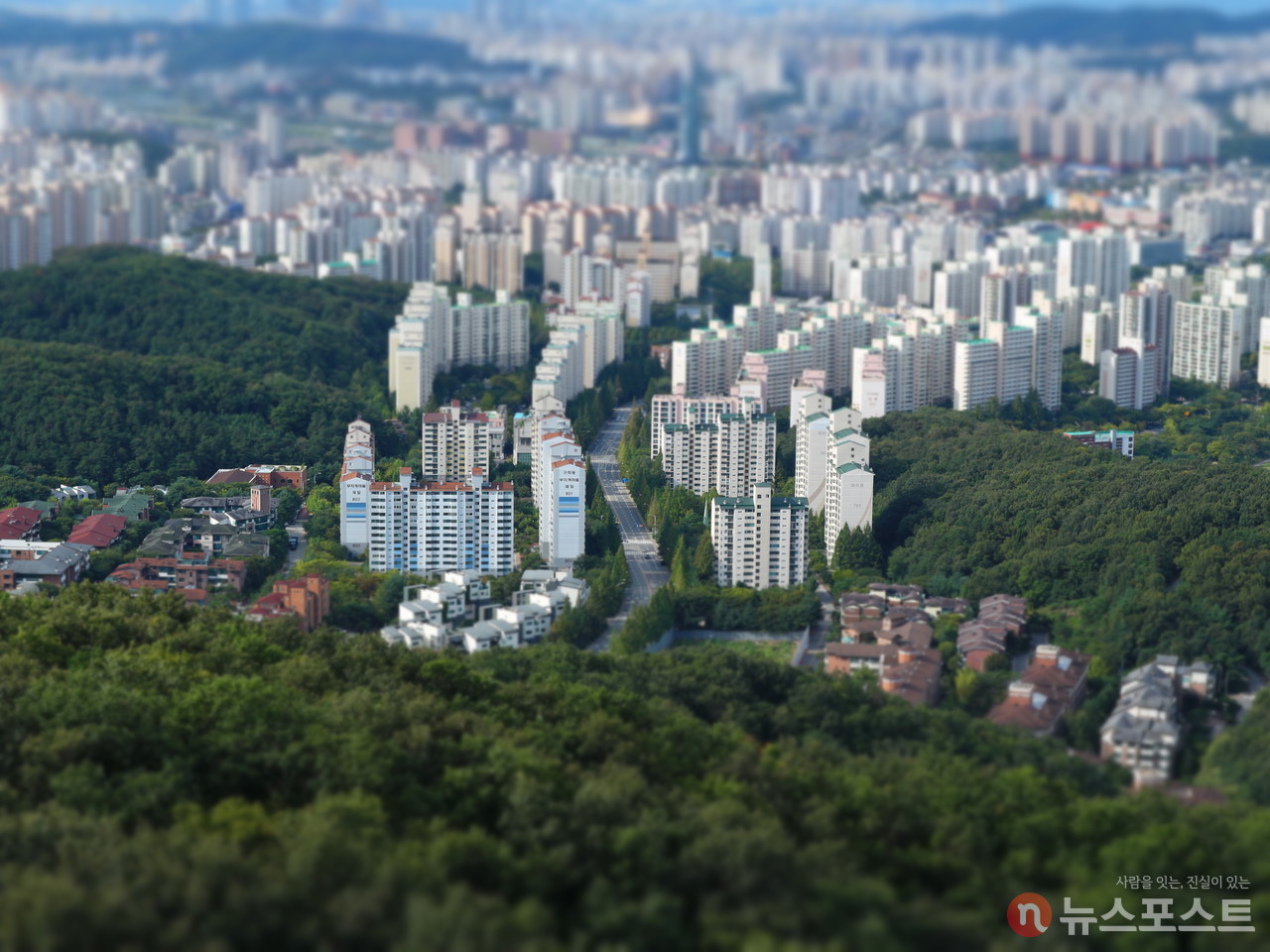 경기도 성남의 아파트 단지들. (사진: 뉴스포스트 강대호 기자)
