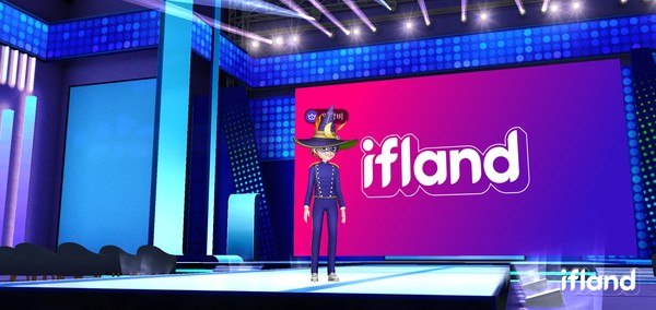 기자가 직접 만든 이프렌드 메타버스 공간에 서 있다. (자료=이프렌드 갈무리)