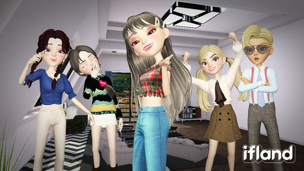 SK텔레콤의 메타버스 플랫폼 '이프렌드'. (자료=SK텔레콤 제공)