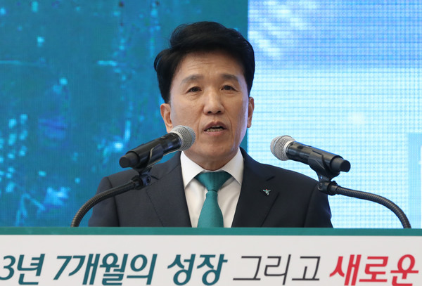 함영주 하나금융 회장 후보. (사진=뉴시스)