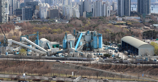 서울 성동구 삼표레미콘 성수공장. (사진=뉴시스)