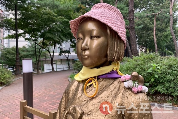 충남 천안시에 위치한 소녀상. (사진=뉴스포스트 DB)