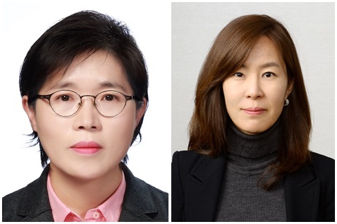 (왼쪽부터)LG생활건강 이정애 사장, 지투알 CEO 박애리 부사장.