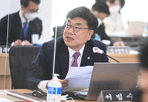 국민의힘 서범수 의원이 지난해 10월 국회 국토교통위원회 국정감사에서 질의하고 있다. (사진=뉴시스)