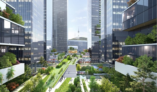 용산국제업무지구 개발 사업 조감도. (사진=코레일)