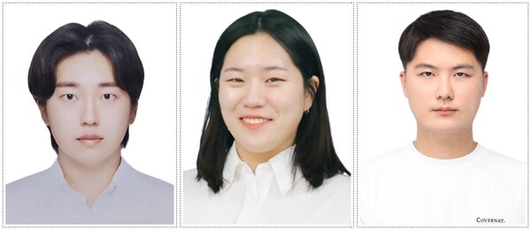 순서대로 딥실드(DeepShield) 개발자인 박준영 씨, 왕채은 씨, 최재원 씨. (사진=최재원 씨 제공)