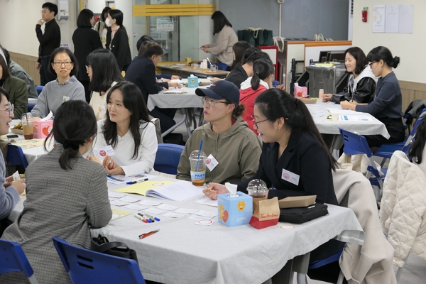 '점자 발전을 위한 워크숍 "점자로 잇다"' 워크숍 현장. (사진=실로암점자도서관 제공)