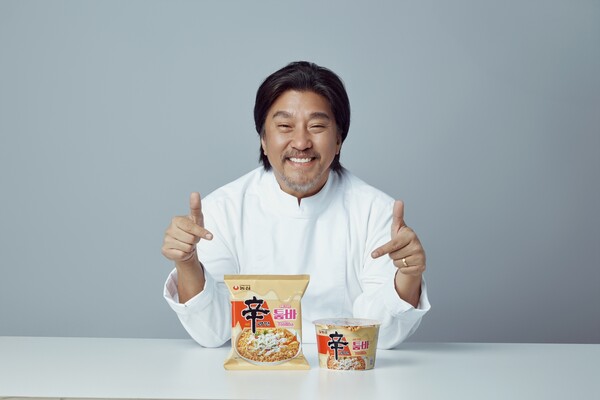 농심이 신라면 툼바 모델로 에드워드 리 셰프를 발탁했다. (사진=농심)