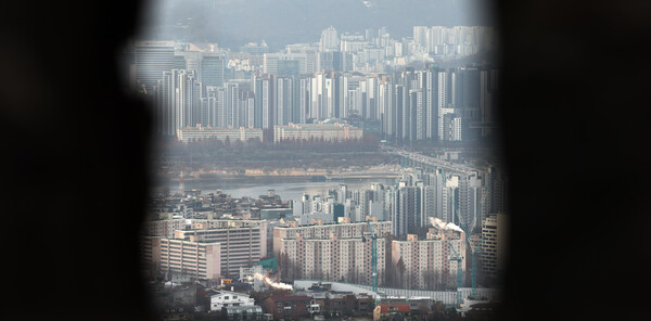 남산에서 바라본 서울 시내 아파트 단지 모습 (사진=뉴시스)