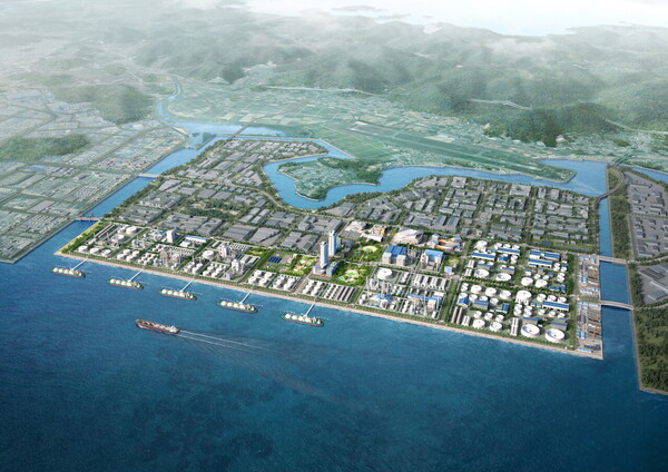 율촌 융복합 물류단지 조감도. (사진=광양만권경제자유구역청)