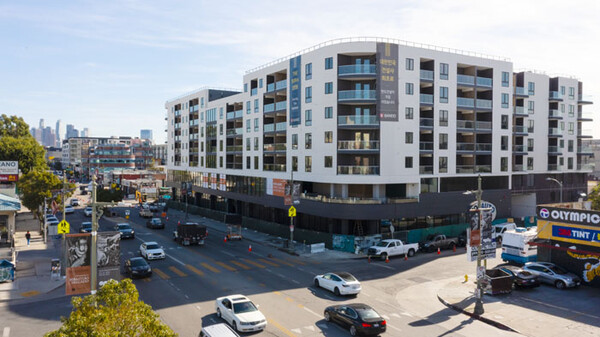 미국 LA 한인타운에 들어서는 'The BORA 3170' 전경 (사진=반도건설)