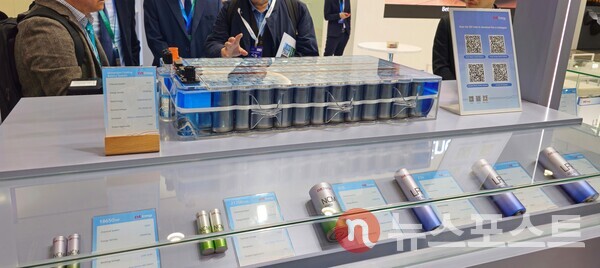 EVE에너지 부스. (사진=뉴스포스트 최종원 기자)