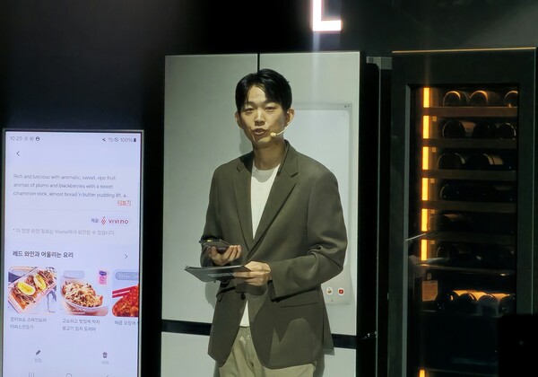 발표하는 박성수 DA사업부 프로. (사진=뉴스포스트 최종원 기자)