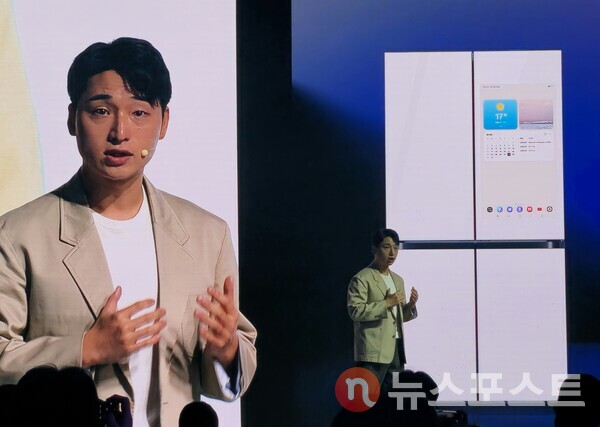 발표하는 박성수 DA사업부 프로. (사진=뉴스포스트 최종원 기자)