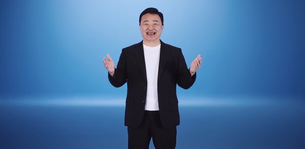 'Galaxy S25 Edge: Beyond slim' 행사에서 발표하는 노태문 DX부문장 직무대행 겸 MX사업부문장(사장). (사진=삼성전자 유튜브)