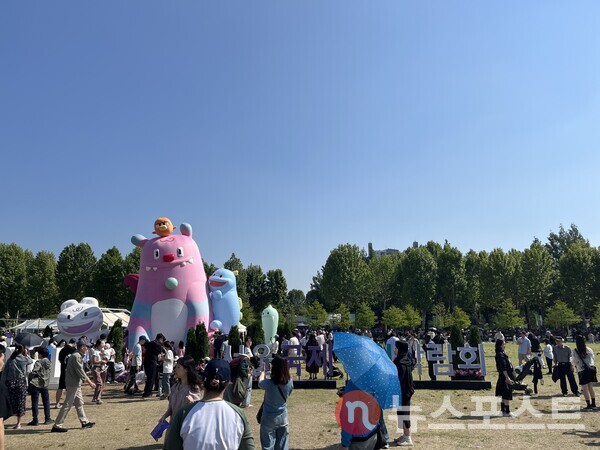 서울국제정원박람회 2025가 열린 동작구 보라매공원. (사진=김윤진 기자)
