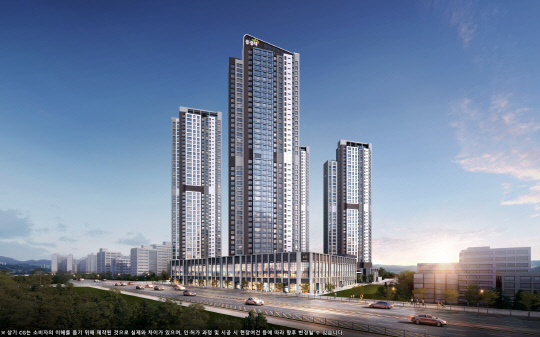 양주역 제일풍경채 위너스카이 투시도 (사진=제일건설)
