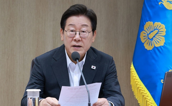 8일 이재명 대통령이 서울 용산 대통령실 청사에서 열린 국무회의에서 발언하고 있다. (사진=뉴시스)