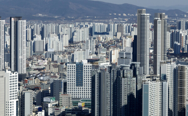 대구 중구에서 바라본 대구 도심 아파트의 모습 (사진=뉴시스)
