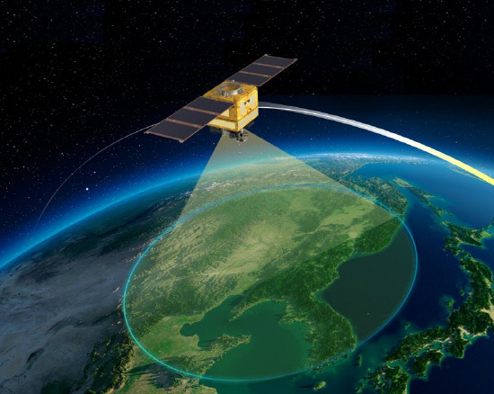 저궤도통신위성 이미지. (사진=KAI)