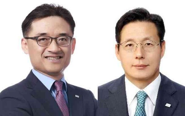 ​김미섭 미래에셋증권 대표(왼쪽), 허선호 미래에셋증권 대표. (사진=미래에셋증권)