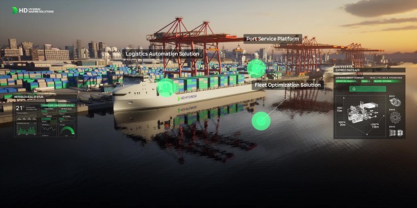 AI 기반 운항 솔루션 '오션와이즈'. (사진=HD현대)