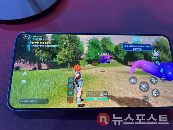 필드에서 전투를 준비하는 모습. (사진=김윤진 기자)