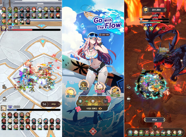 서머너즈워: 러쉬 인게임 화면. (사진=컴투스)