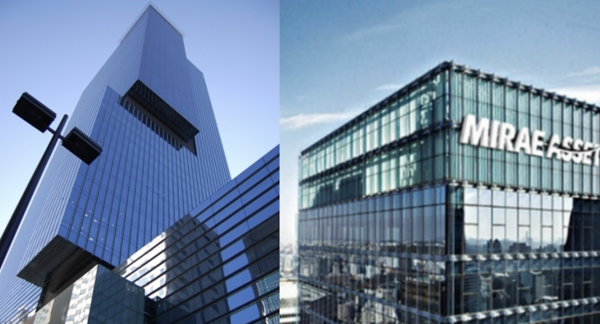 (왼쪽부터)삼성자산운용, 미래에셋자산운용 사옥. (사진=각 사)